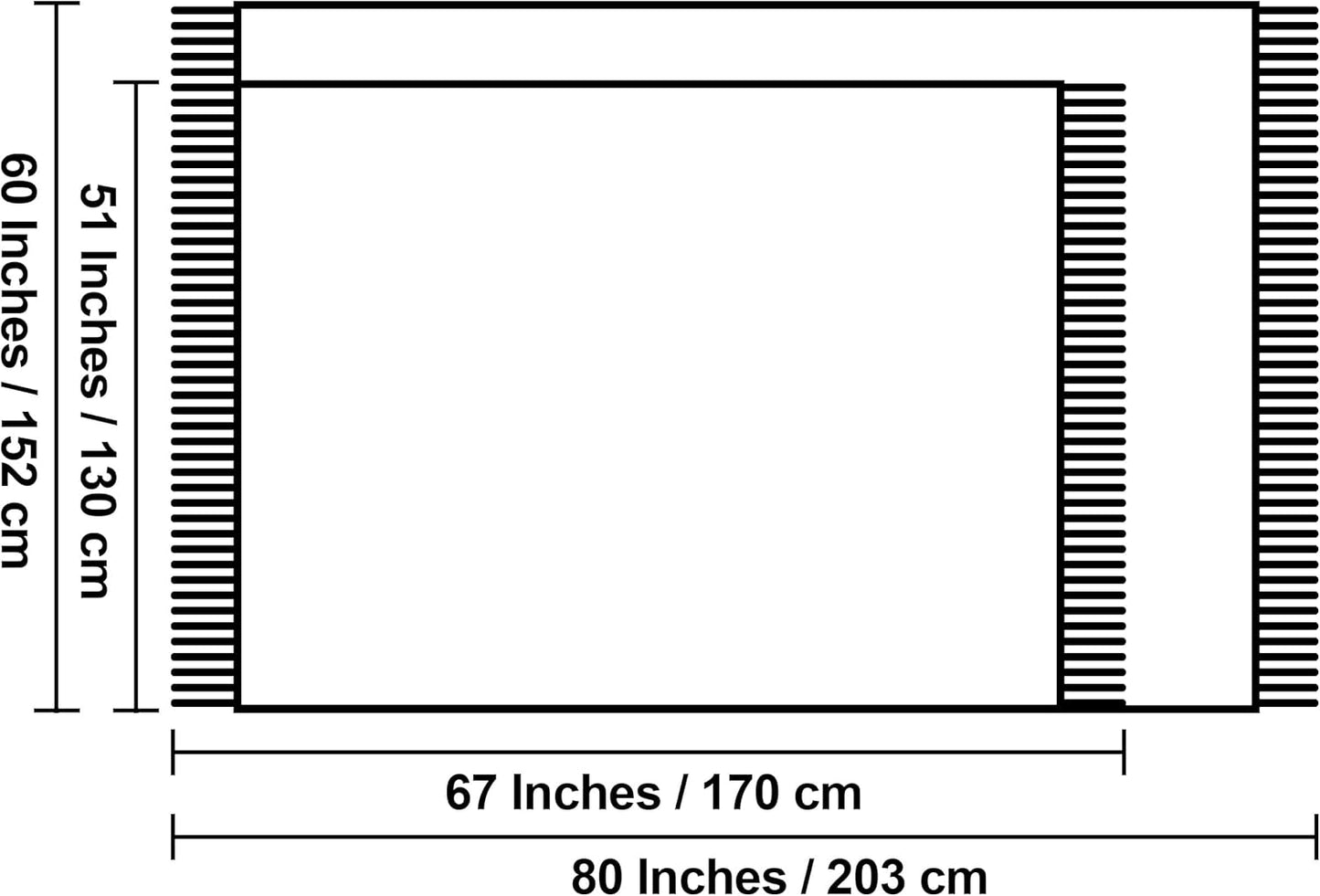 Acrylic Knitted Throw Blanket, Lightweight and Soft Cozy Decorative Woven Blanket with Tassels for Travel, Couch, Bed, Sofa, 51 X 67 Inches, Taupe Checkered